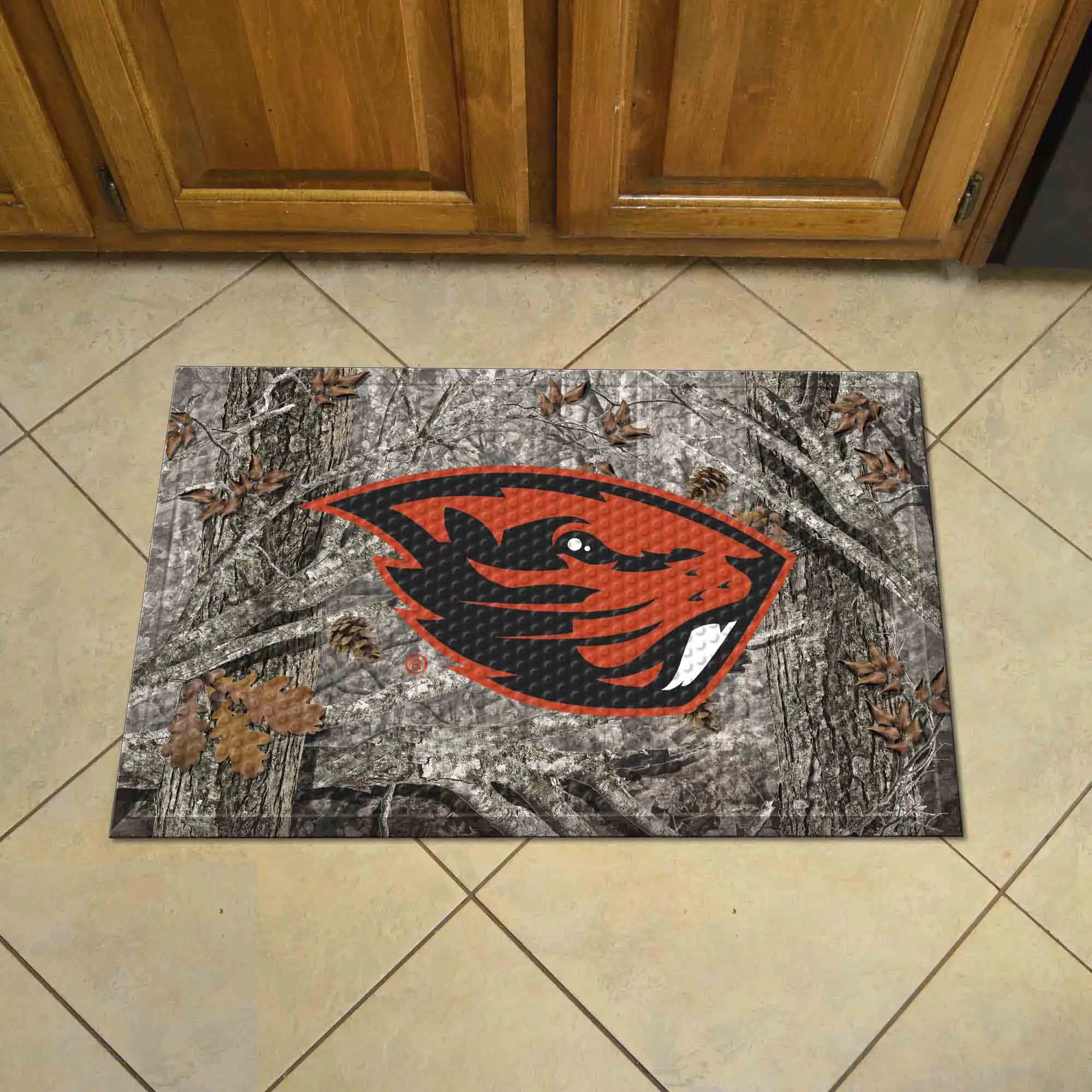 Oregon State University Camo Scraper Mat