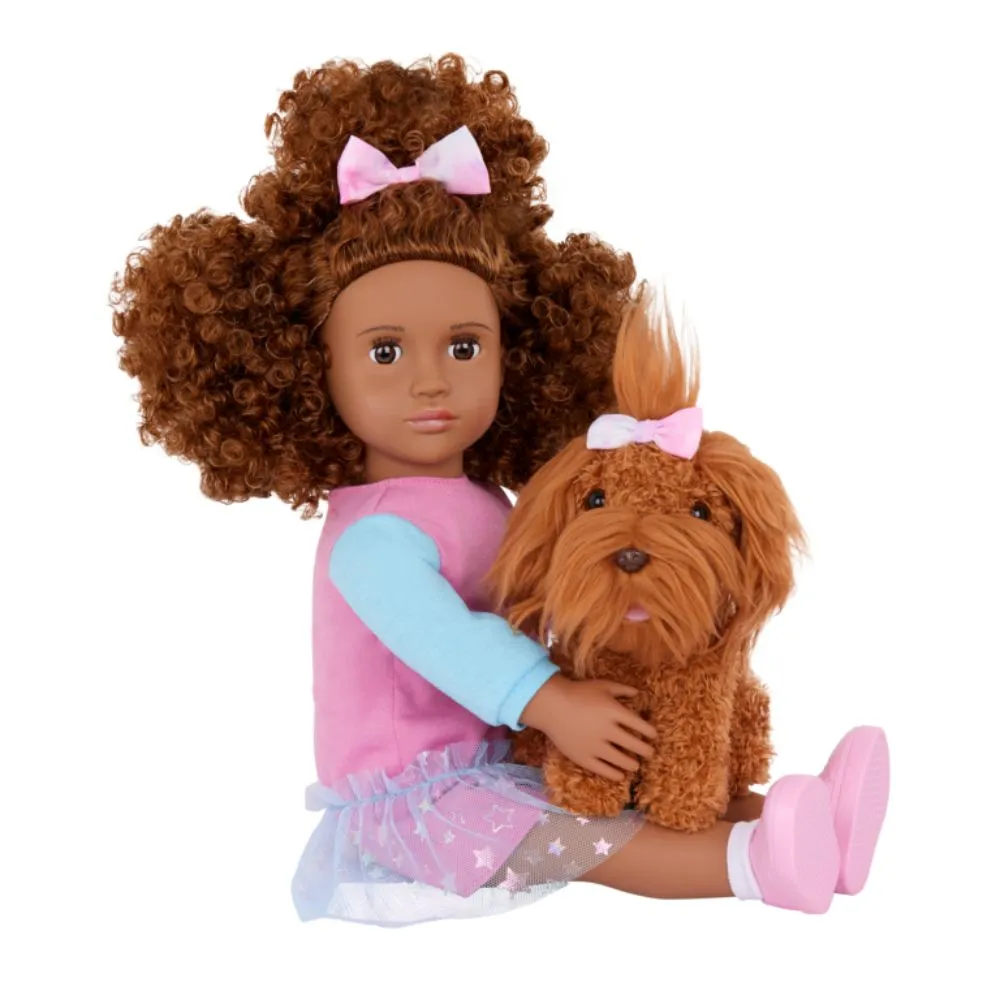 Our Generation 18" Doll w/ Pet - Safie & Ginger