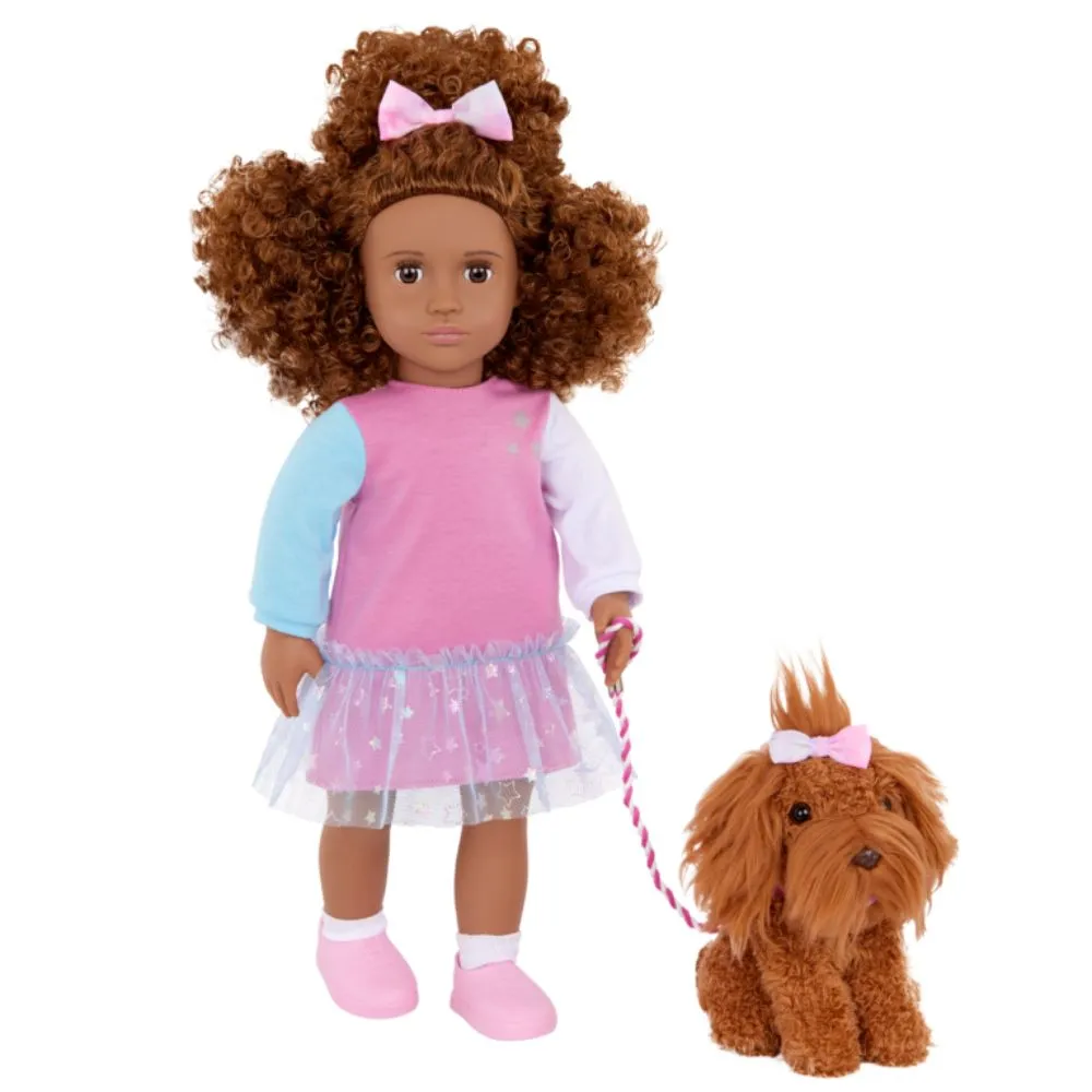 Our Generation 18" Doll w/ Pet - Safie & Ginger