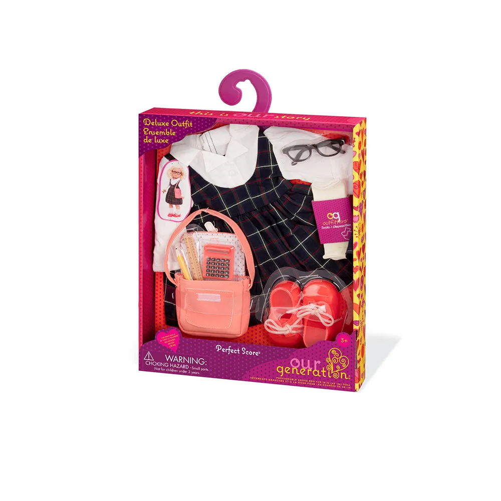 Our Generation Deluxe School Uniform Perfect Score Outfit for 18" Doll