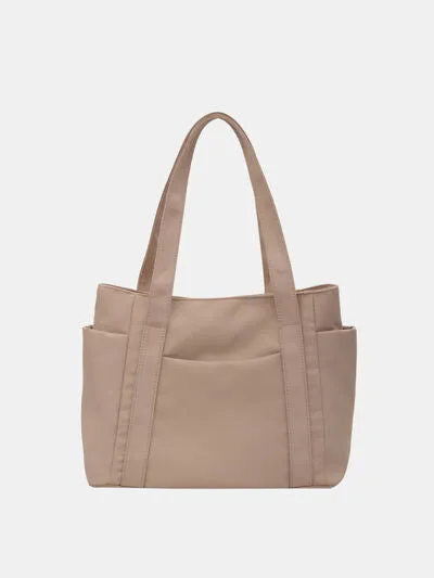 Oxford Cloth Tote Bag with Zipper