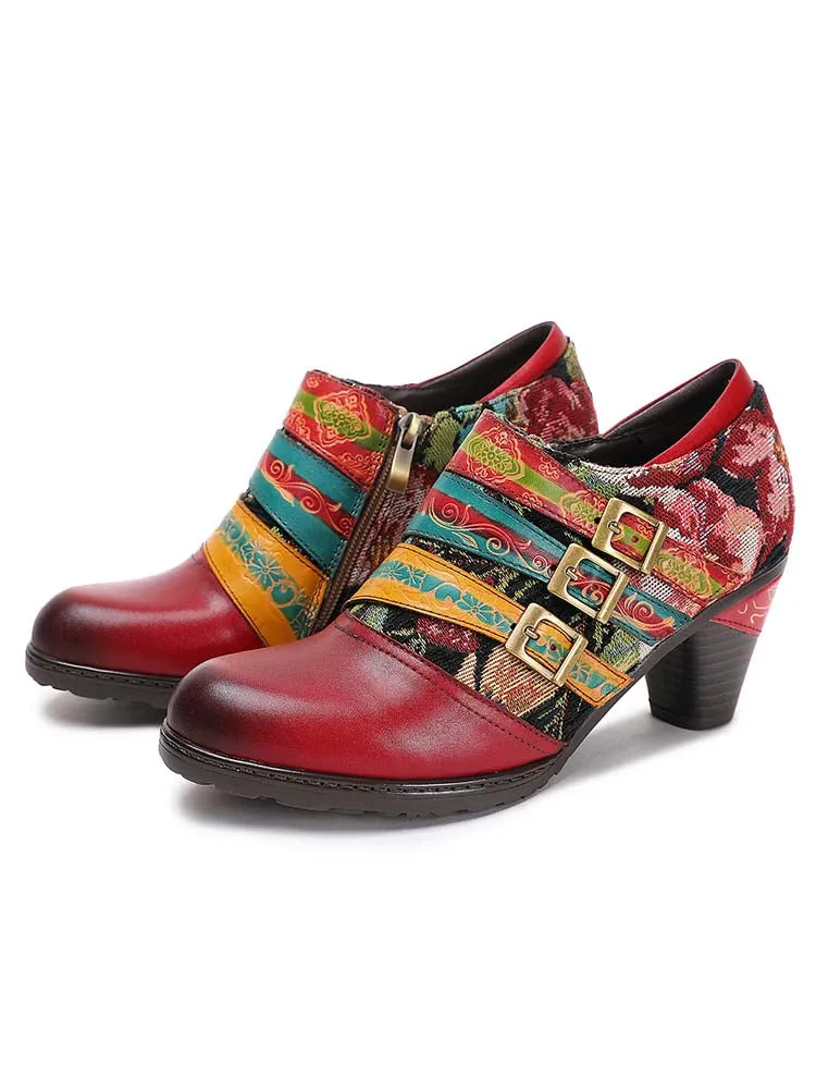 Paisleigh Genuine Leather Handmade Shoes