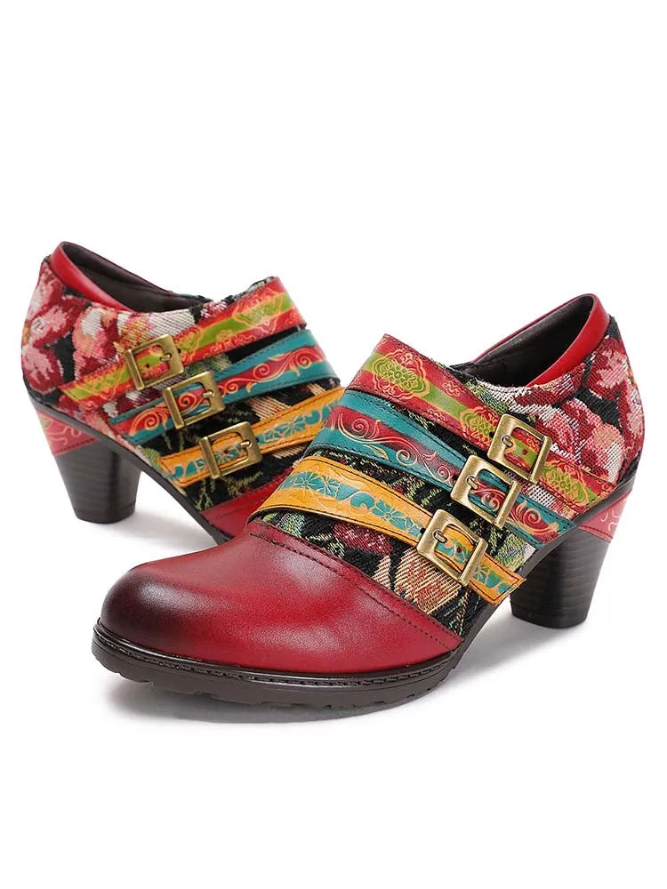 Paisleigh Genuine Leather Handmade Shoes