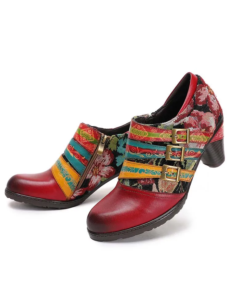 Paisleigh Genuine Leather Handmade Shoes