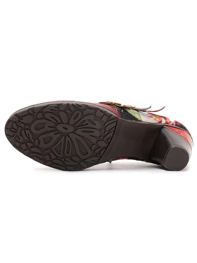 Paisleigh Genuine Leather Handmade Shoes