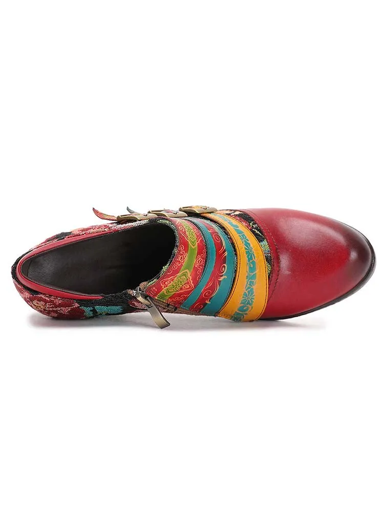 Paisleigh Genuine Leather Handmade Shoes