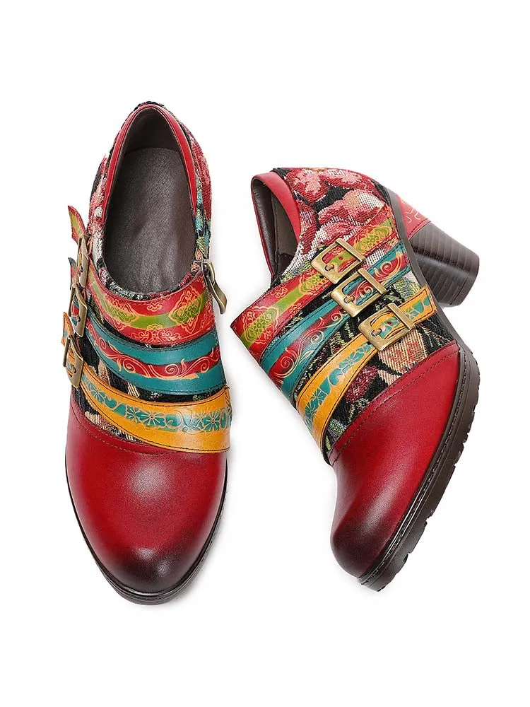 Paisleigh Genuine Leather Handmade Shoes