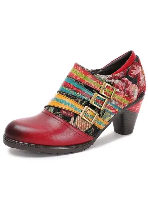 Paisleigh Genuine Leather Handmade Shoes