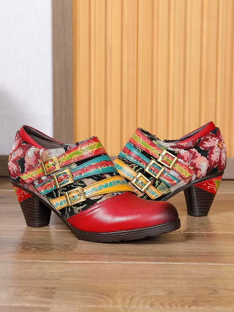 Paisleigh Genuine Leather Handmade Shoes