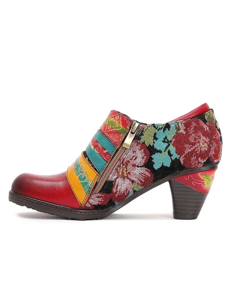 Paisleigh Genuine Leather Handmade Shoes