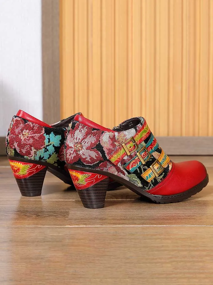 Paisleigh Genuine Leather Handmade Shoes