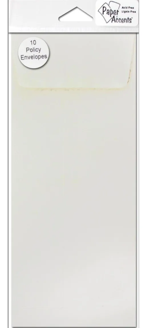 Paper Accents #10 Policy Envelopes Slimline