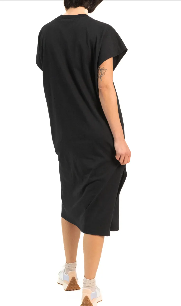 Paper Label Midi Dress