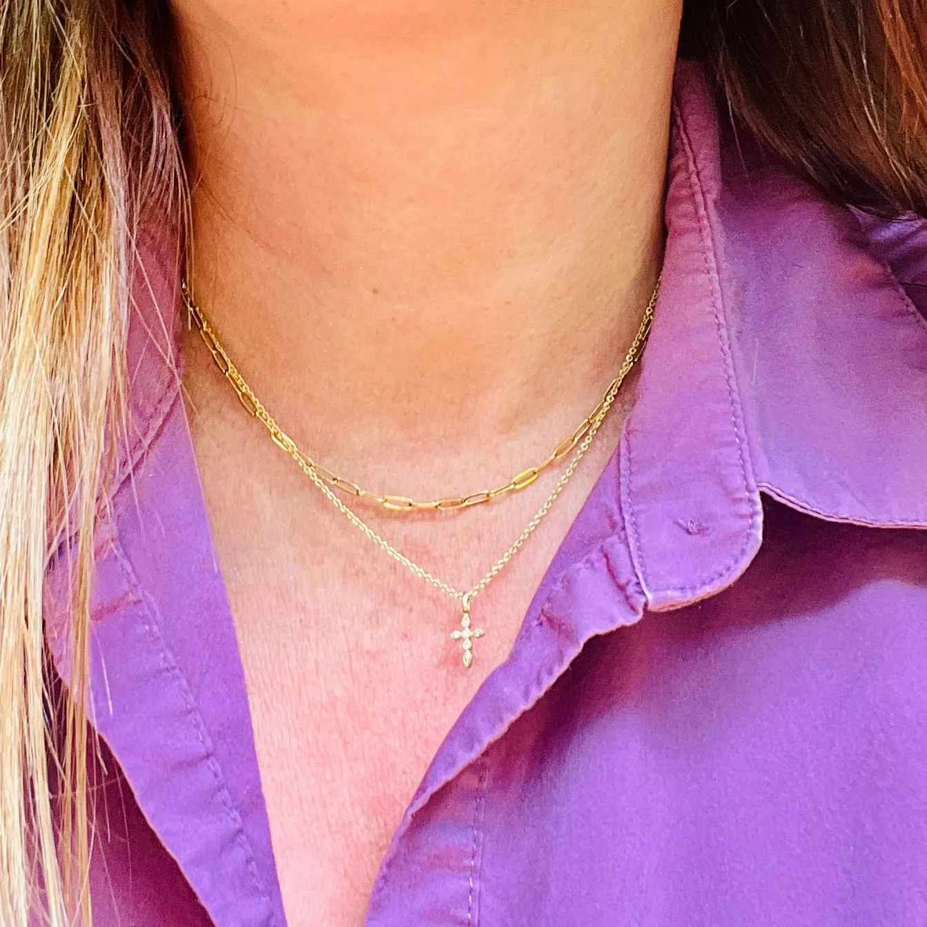 Paperclip Chain Necklace
