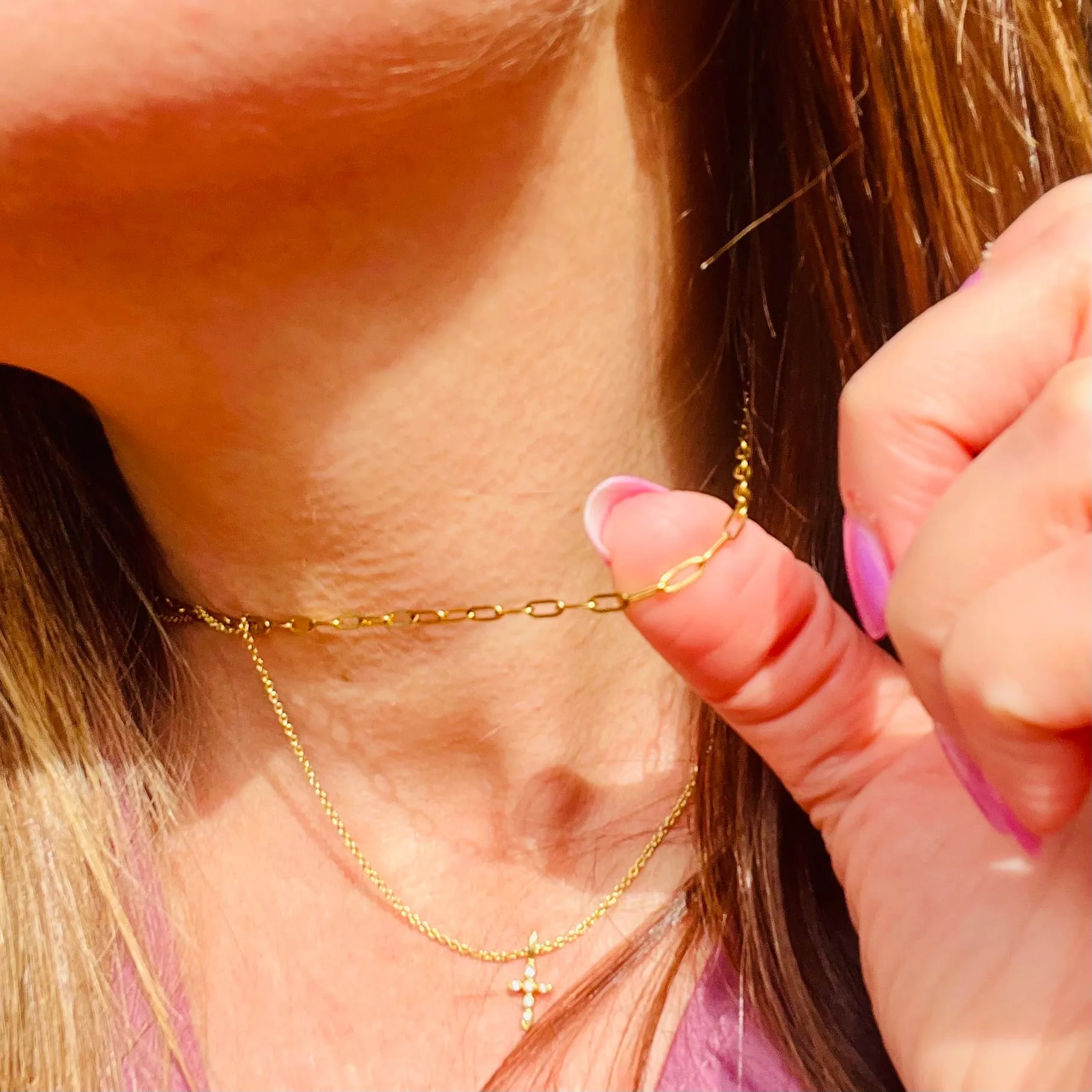 Paperclip Chain Necklace