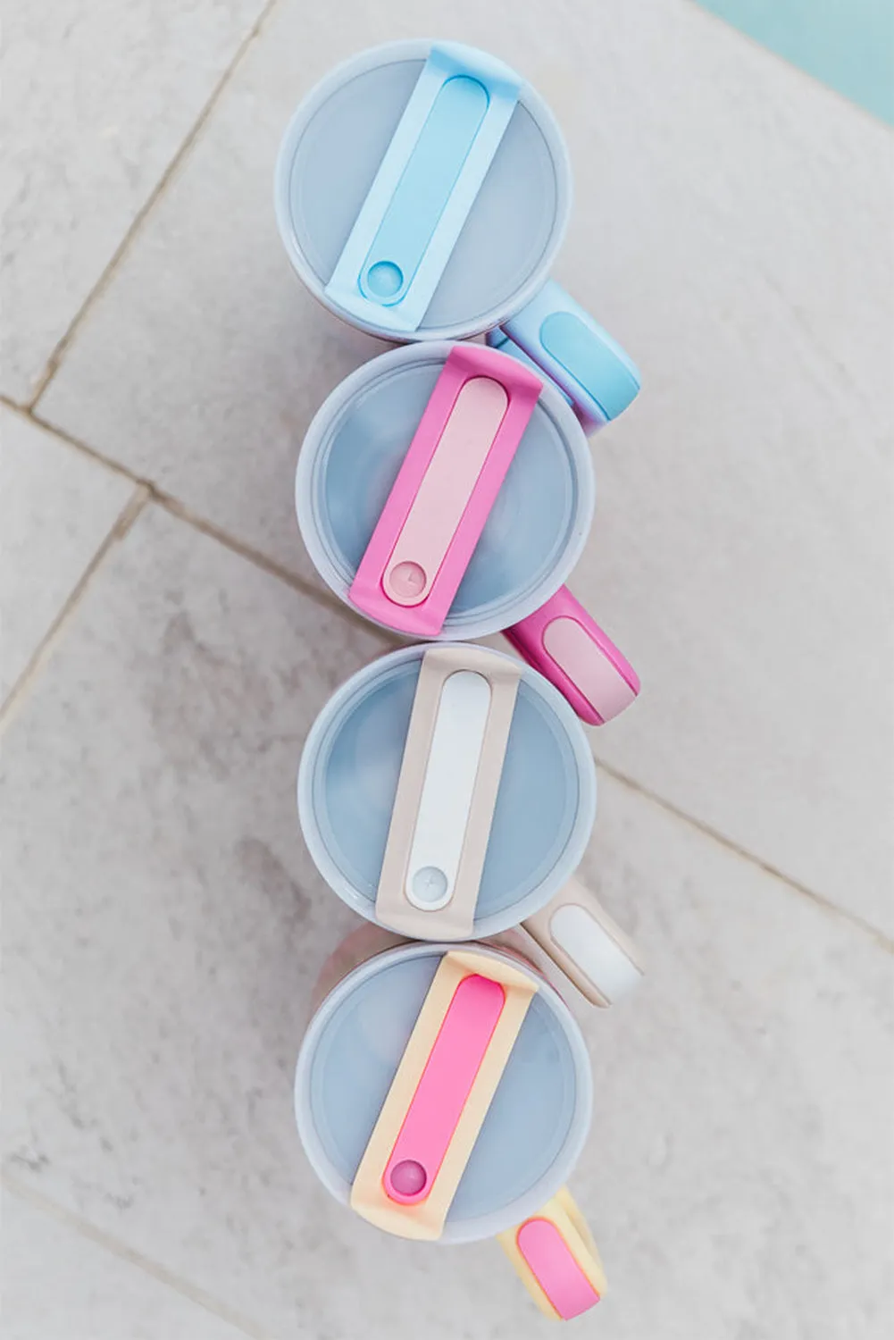 Parchment Floret Print Stainless Tumbler With Lid And Straw
