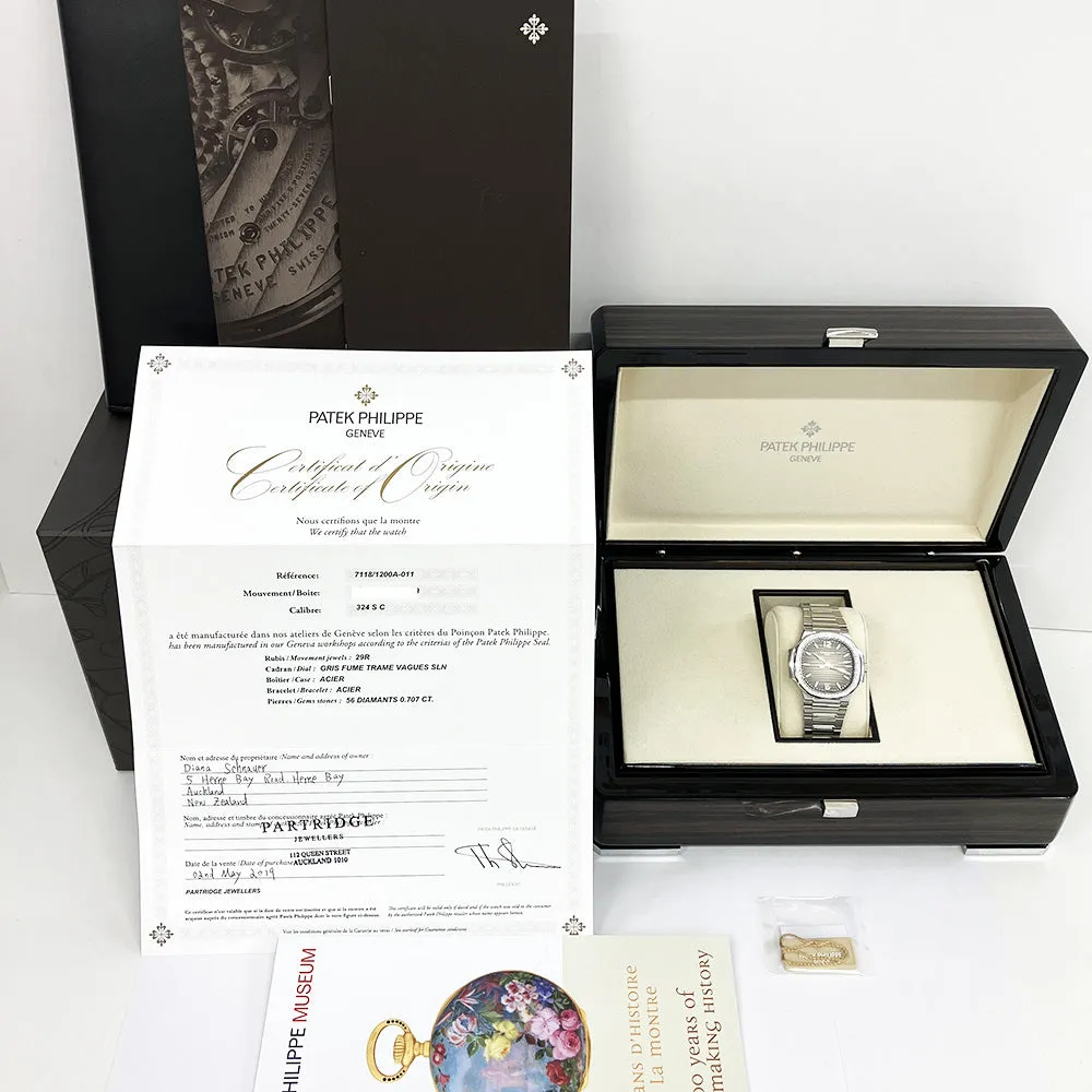 Patek Philippe Nautilus 7118/1200A-011 Grey Dial May 2019