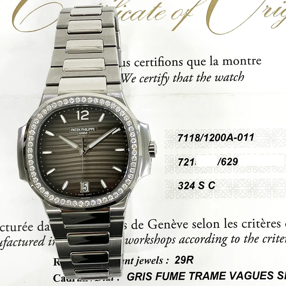 Patek Philippe Nautilus 7118/1200A-011 Grey Dial May 2019