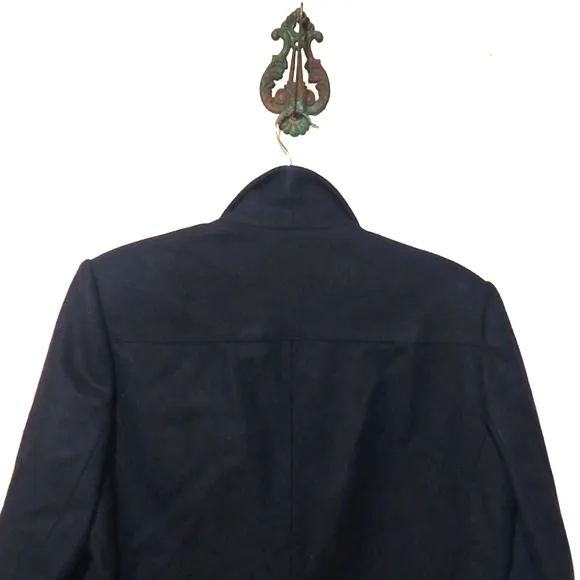 Peabody House Vintage 100% Wool Black Blazer Jacket Size 7/8