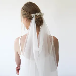 Pearl Tulle Veil  #4033