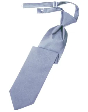 Periwinkle Luxury Satin Kids Necktie