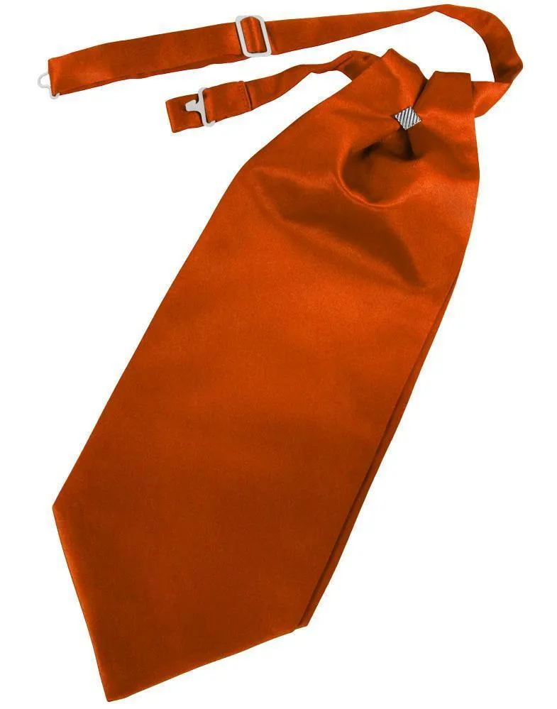 Persimmon Luxury Satin Cravat