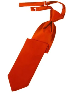 Persimmon Luxury Satin Kids Necktie