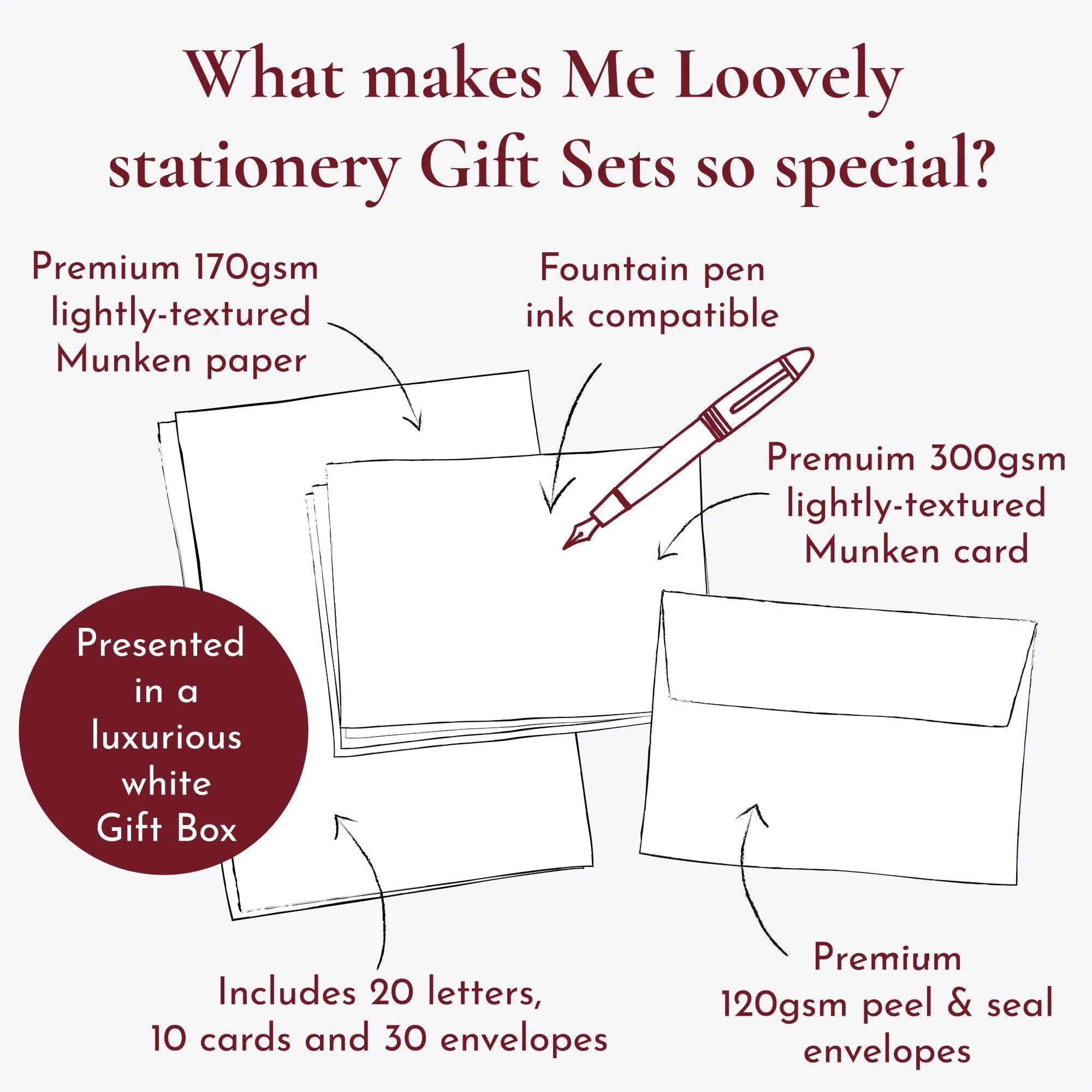 Personalised Stationery Gift Set - 'Oxford'