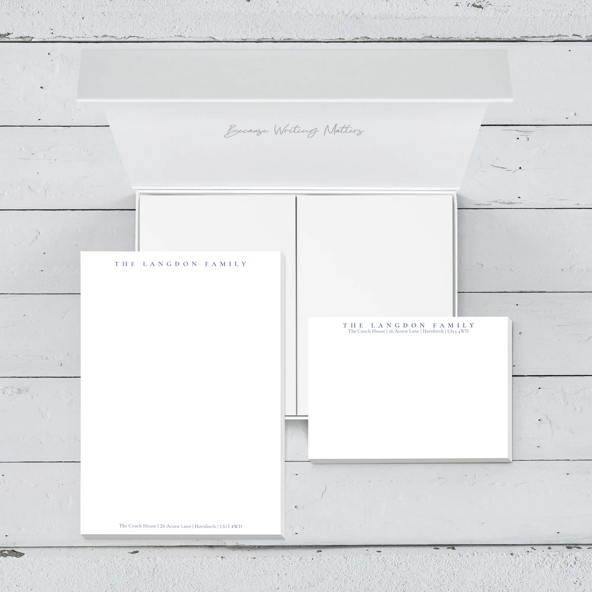 Personalised Stationery Gift Set - 'Oxford'