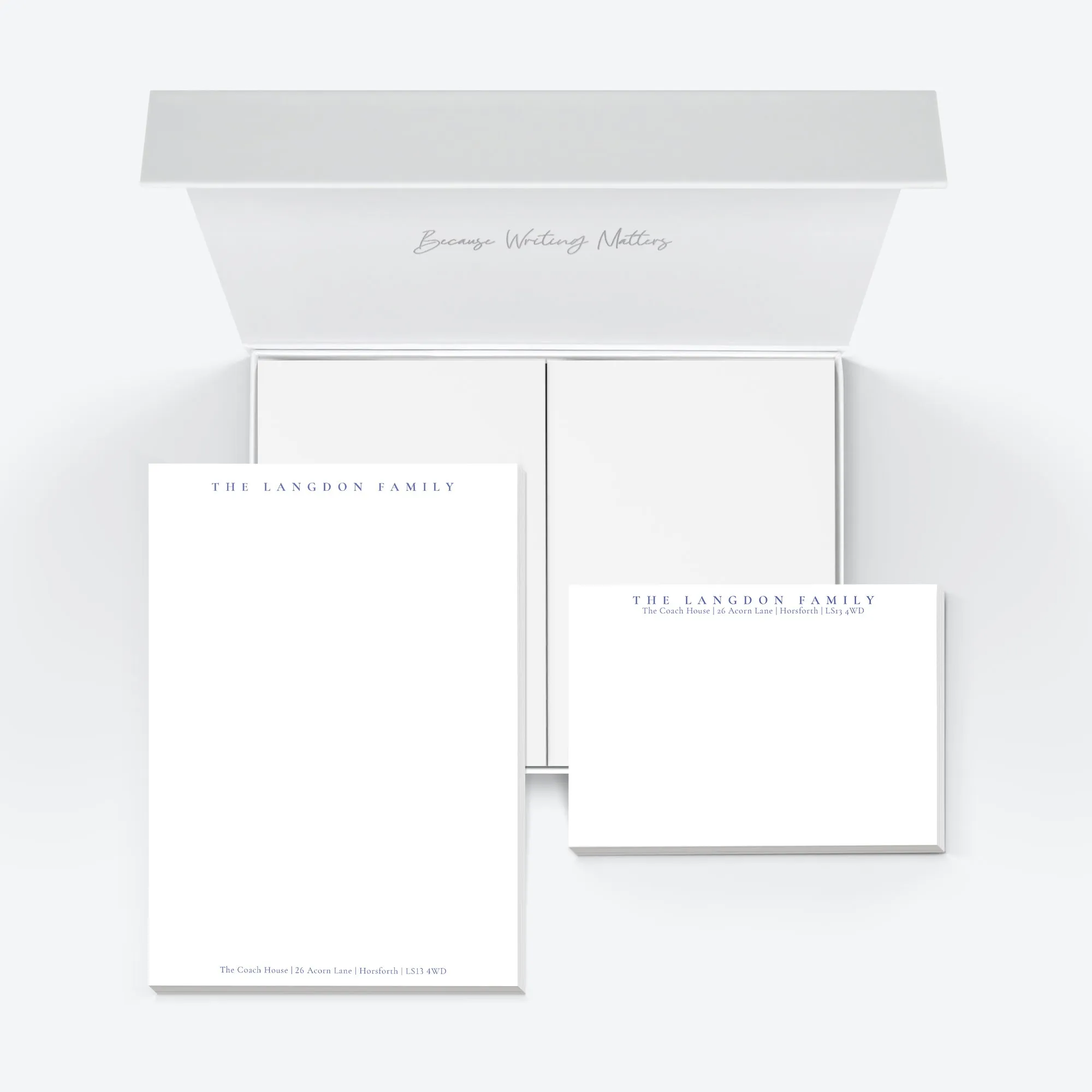 Personalised Stationery Gift Set - 'Oxford'
