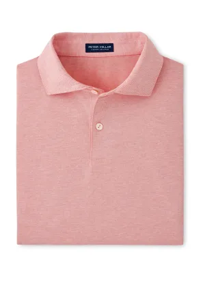 Peter Millar Albatross Cotton Pique Polo - Scarlet Lily