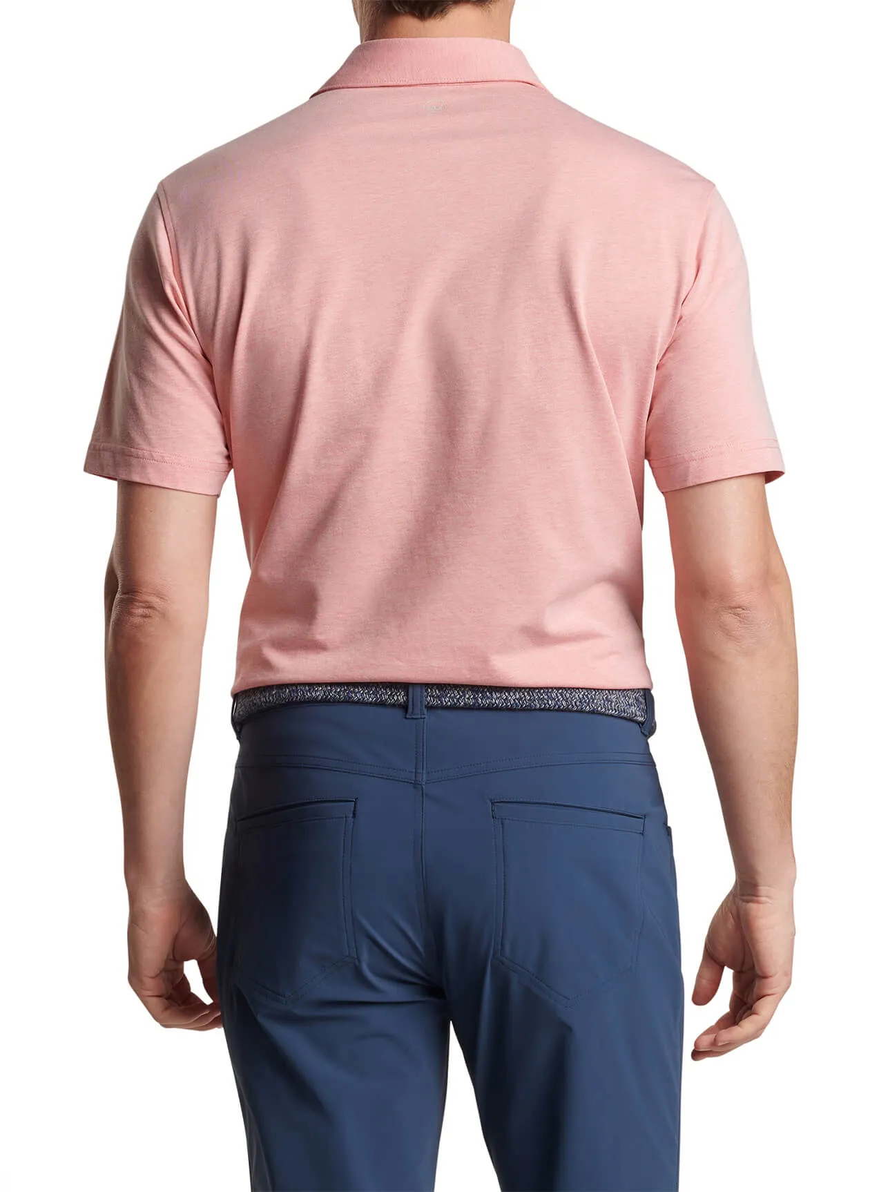 Peter Millar Albatross Cotton Pique Polo - Scarlet Lily