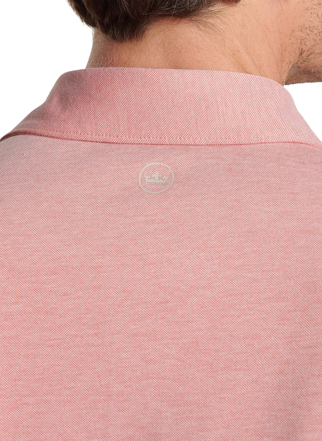 Peter Millar Albatross Cotton Pique Polo - Scarlet Lily