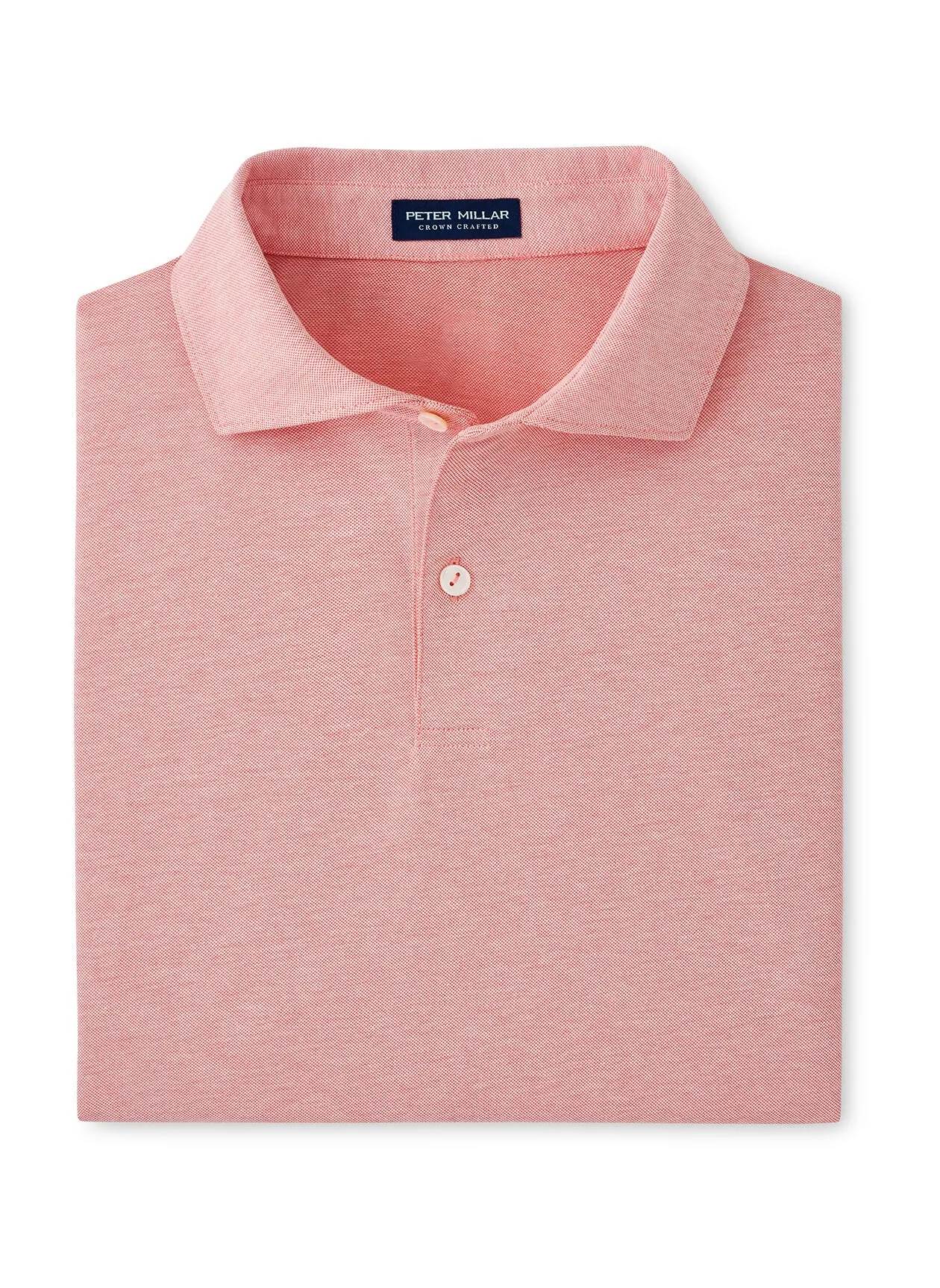 Peter Millar Albatross Cotton Pique Polo - Scarlet Lily