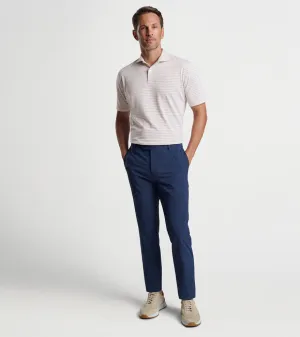 Peter Millar - Albatross Stripe Cotton Blend Pique Polo