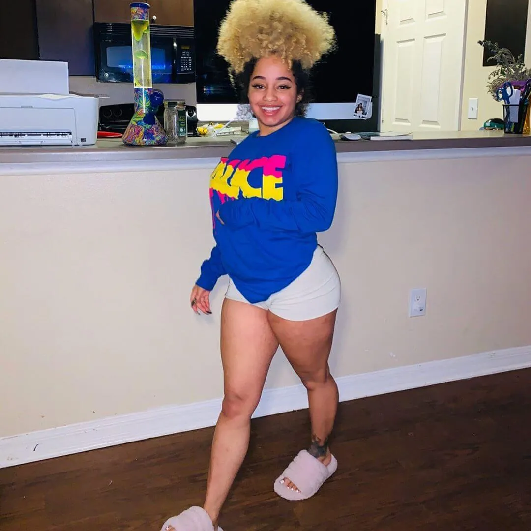 Pink Lemonade Sauce | Blue Long Sleeve Tee