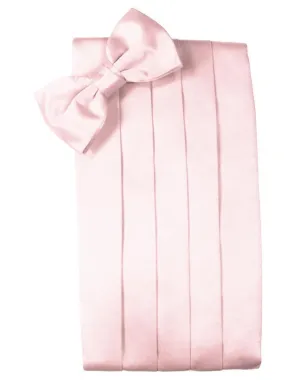 Pink Luxury Kids Satin Cummerbund