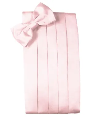 Pink Luxury Kids Satin Cummerbund