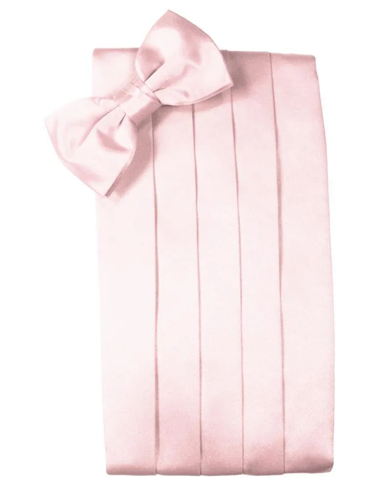 Pink Luxury Kids Satin Cummerbund