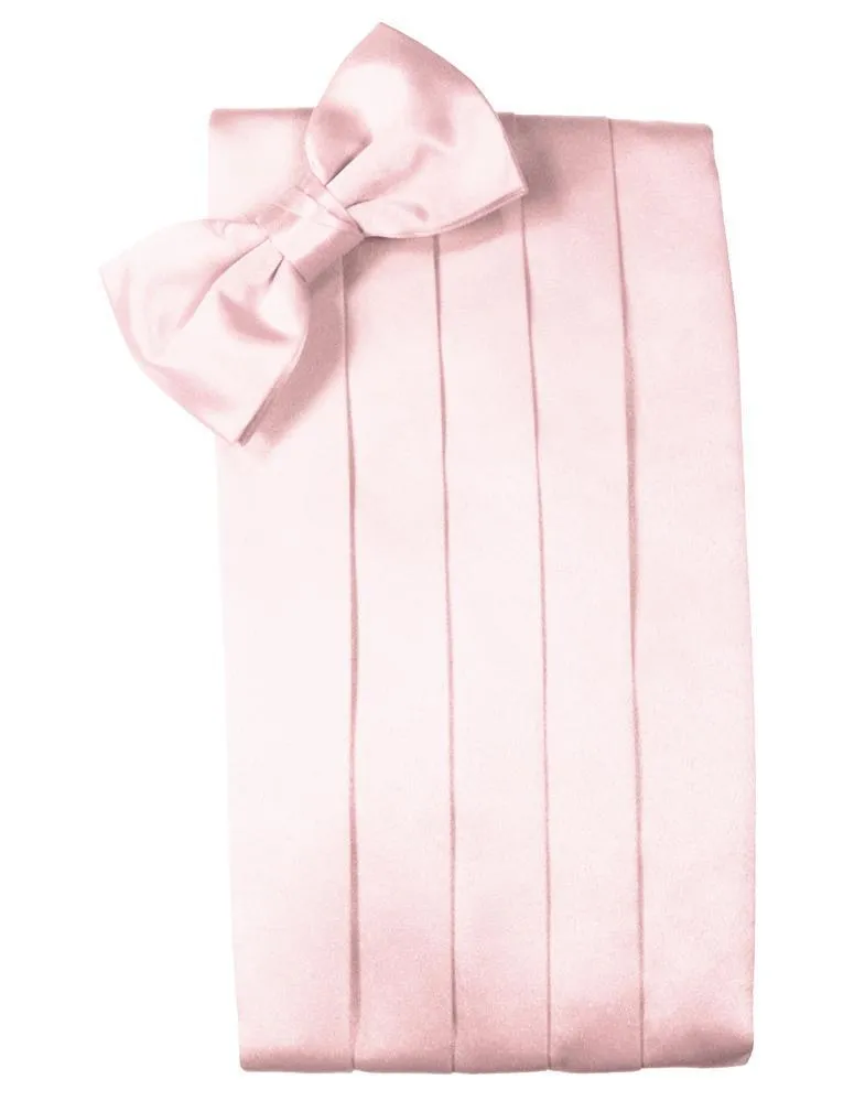 Pink Luxury Kids Satin Cummerbund