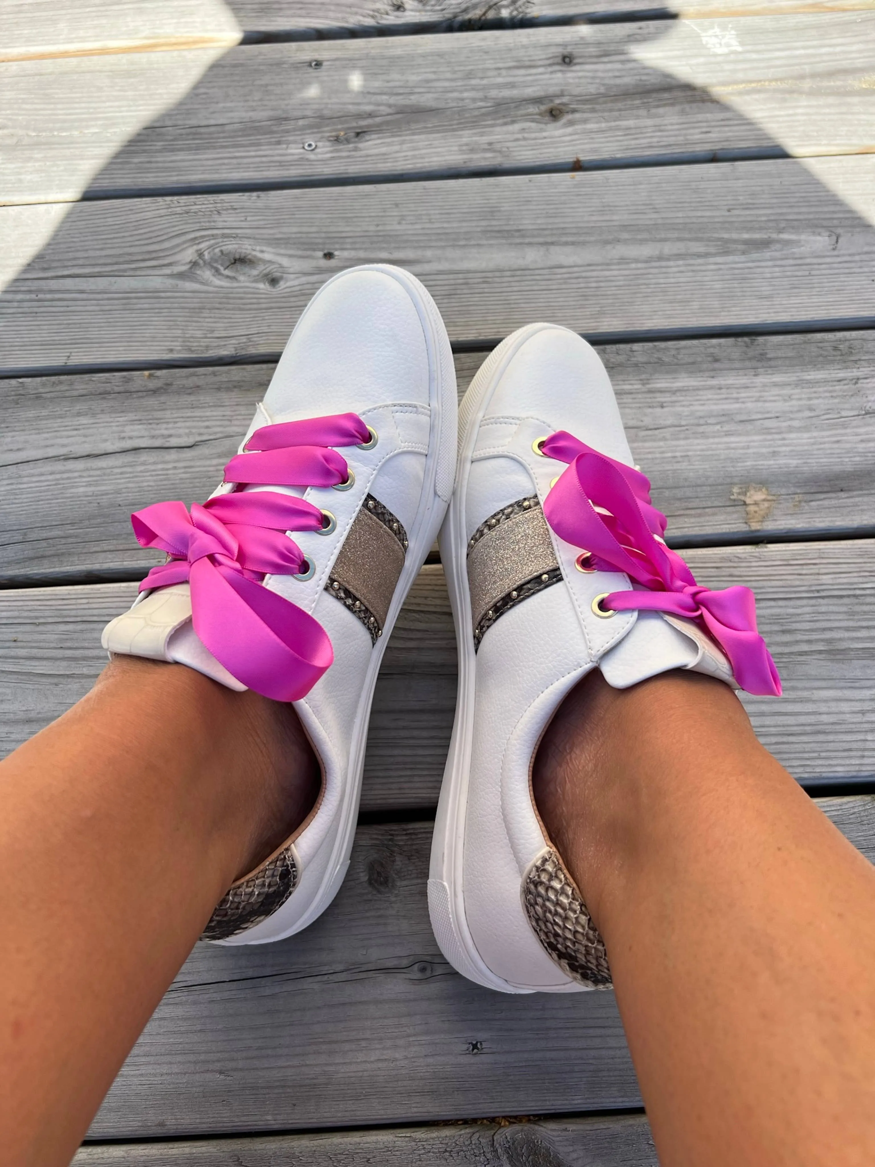 Pink Rose Silk - Shoelaces