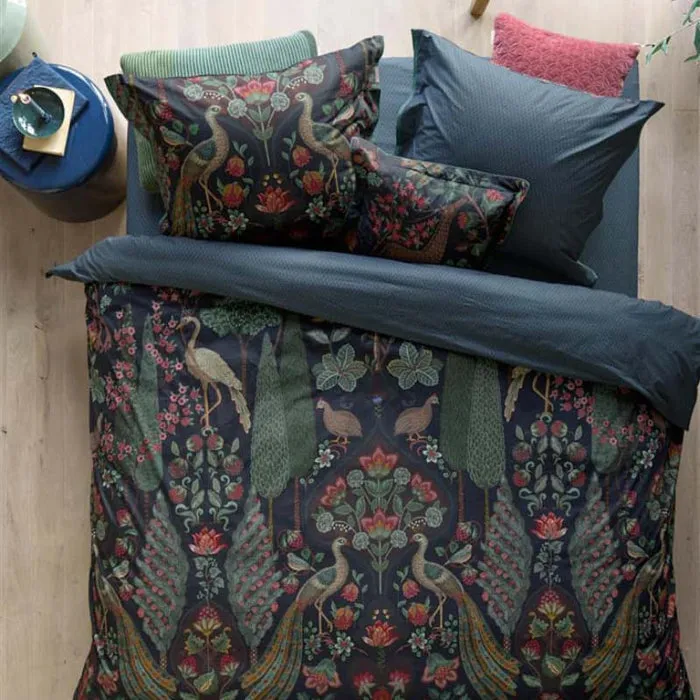 Pip Studio Pavoni Dark Blue Quilt Cover Set