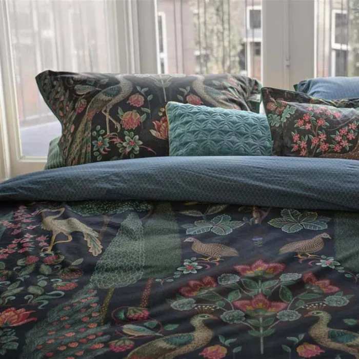 Pip Studio Pavoni Dark Blue Quilt Cover Set