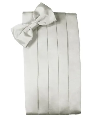 Platinum Luxury Satin Cummerbund