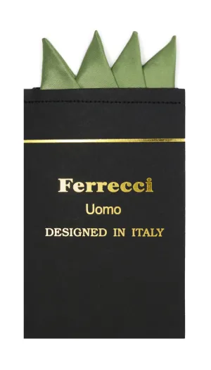 Pre-Folded Microfiber Hunter Green Handkerchief Pocket Square
