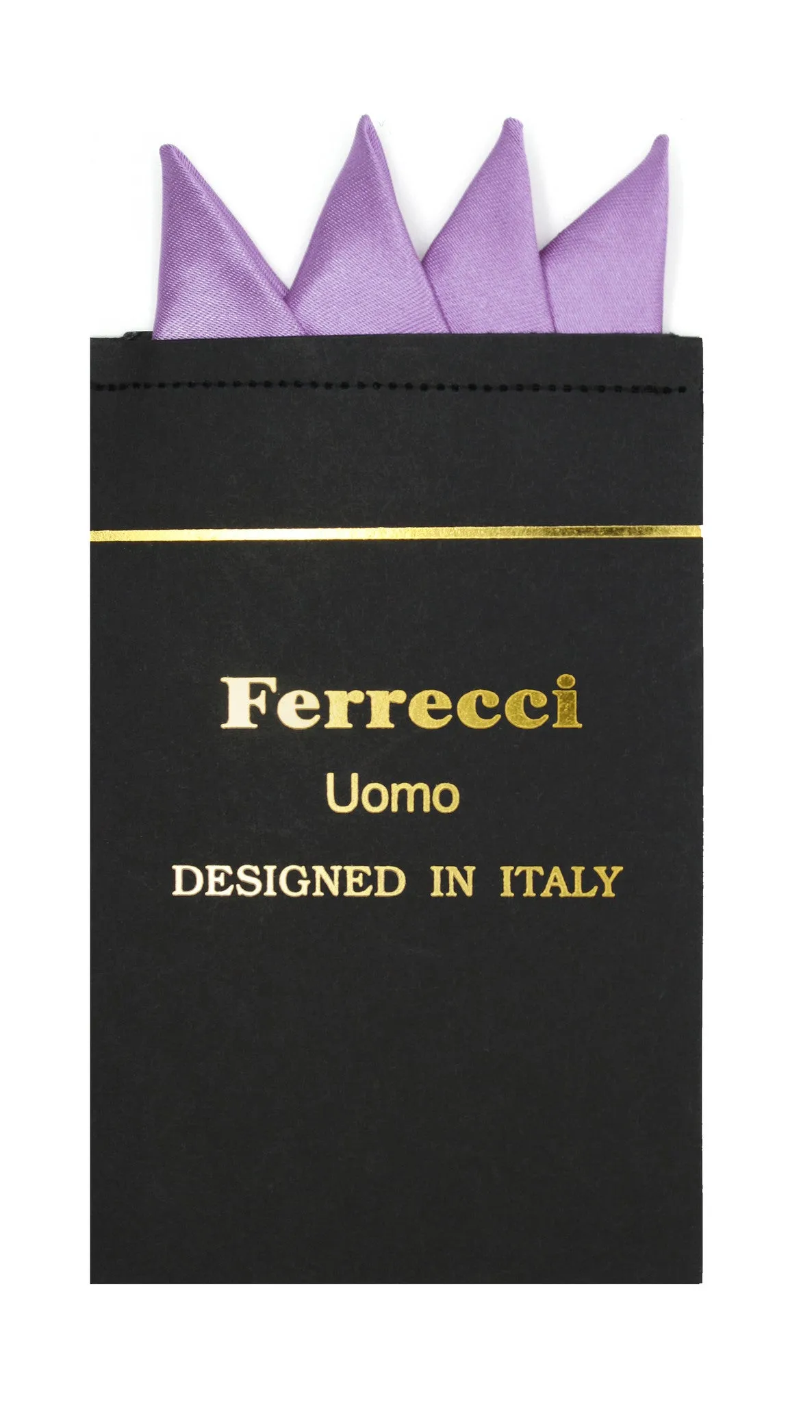 Pre-Folded Microfiber Lavender Handkerchief Pocket Square