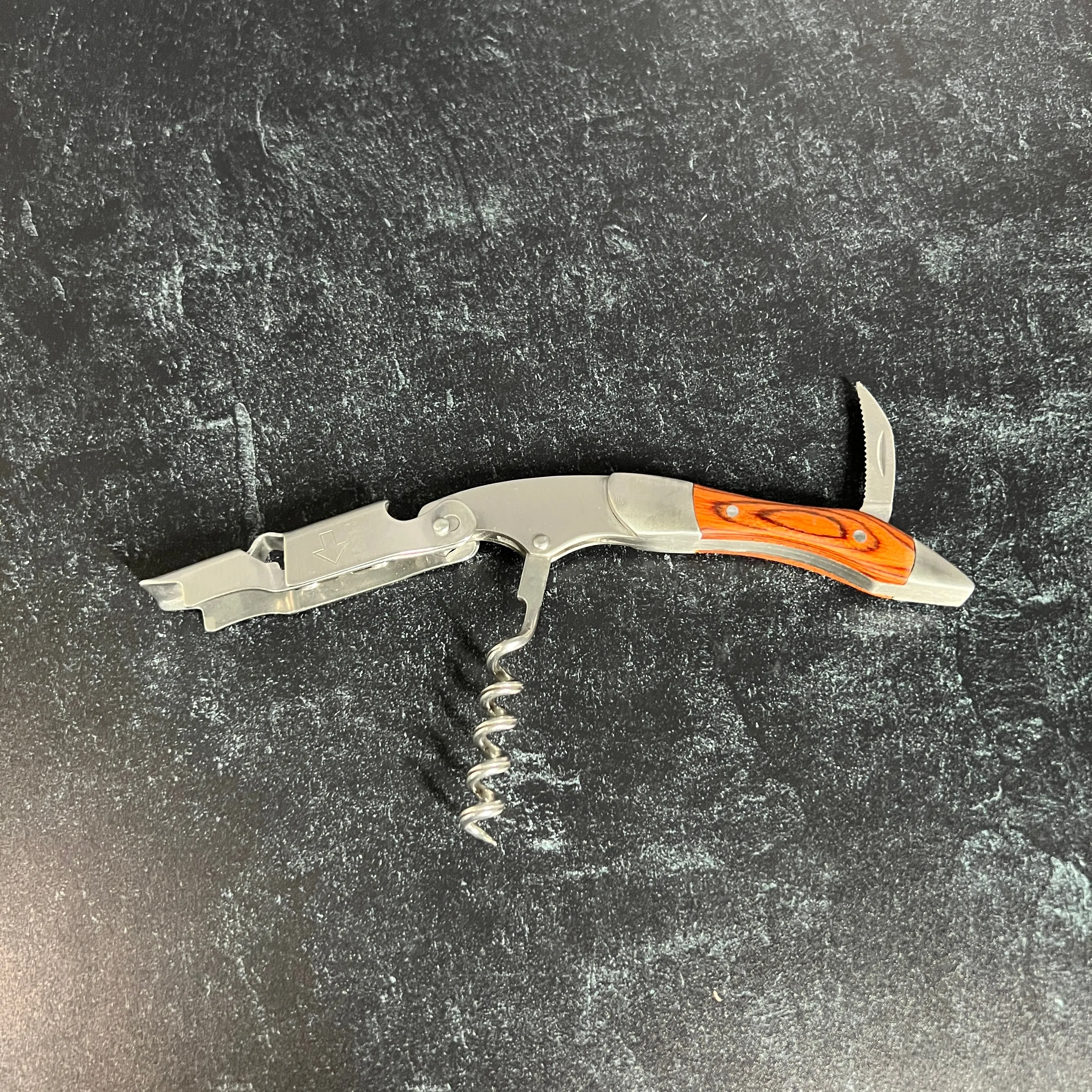 Premium Stainless Steel Professional Series Corkscrew with Personalized Engraving