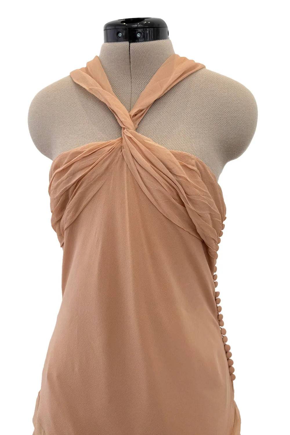 Prettiest Spring 2006 Christian Dior by John Galliano Pink Ombre Silk Chiffon Dress