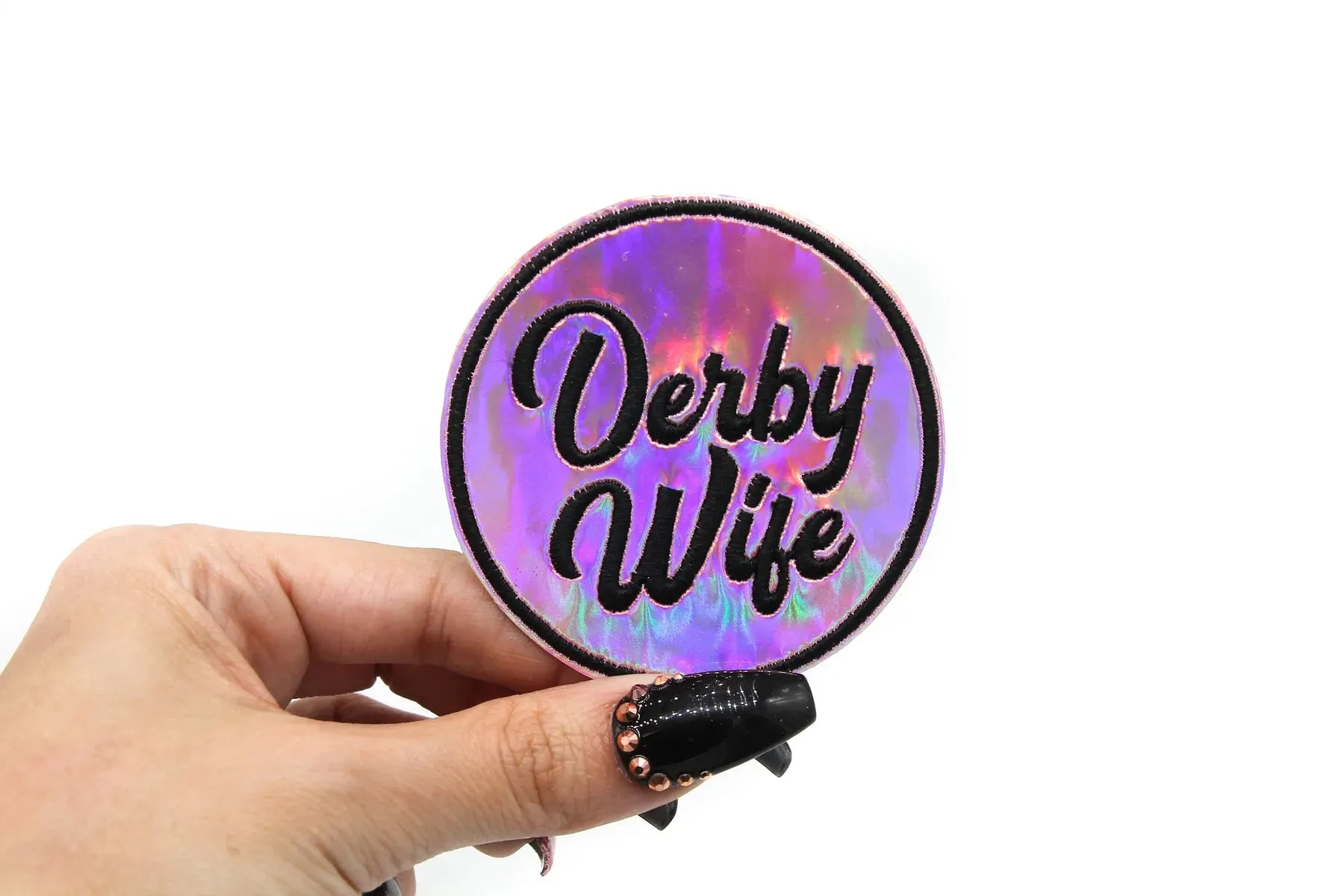 Project Pin Up Derby Wife Patch