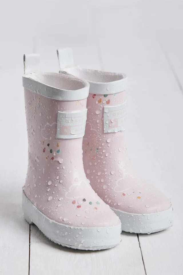 “Puddleton” Luxury Boutique Pastel Colour Changing Wellies